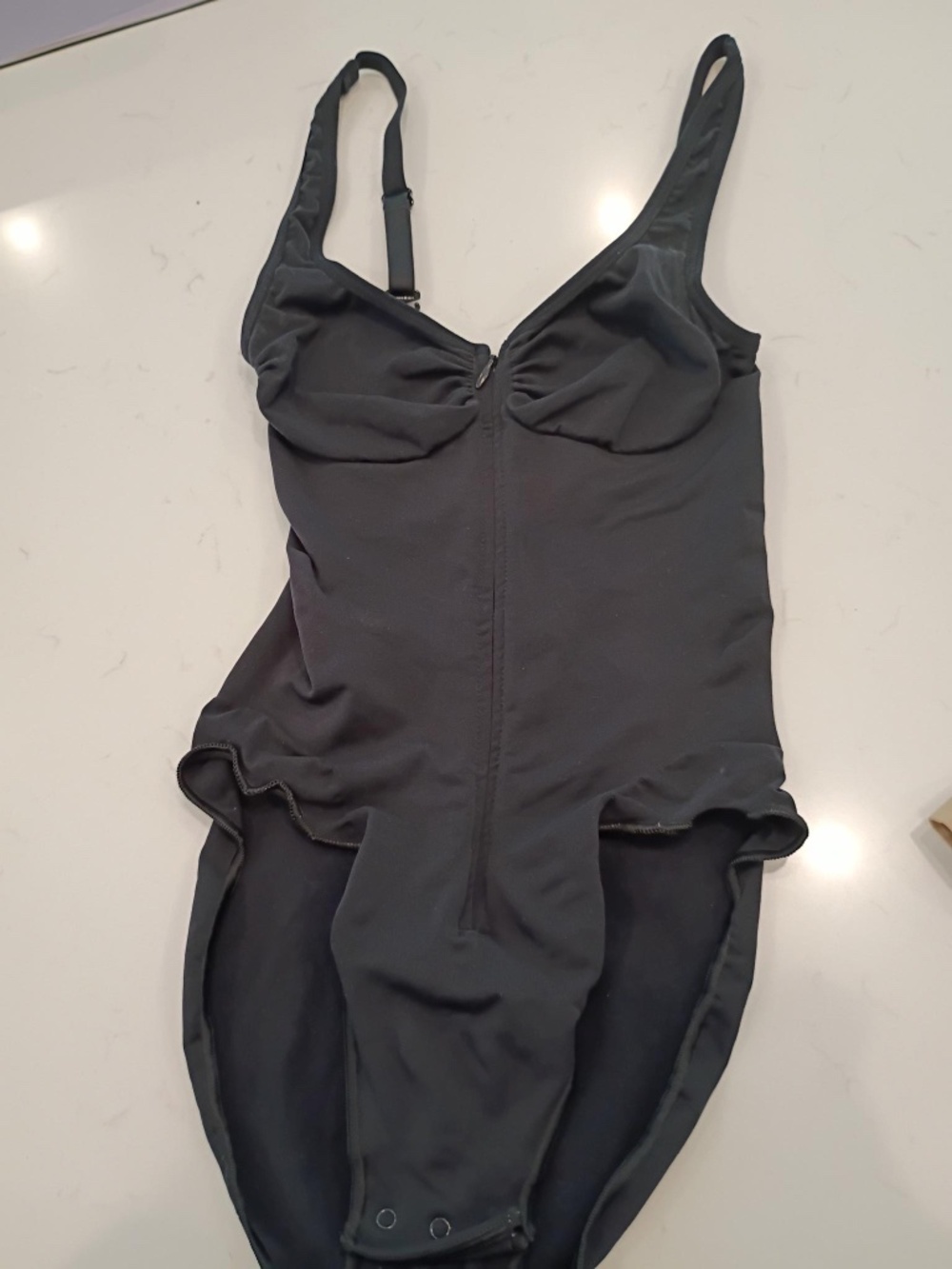 Skim Zip up Body Suit NWOT MEDIUM HARD TO FIND